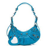 Le Cagole XS Shoulder Blue Bag