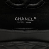 Lambskin Chevron Medium Double Flap So Black