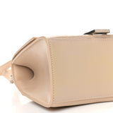 Small Hourglass Top Handle Light Beige Bag