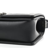 Lambskin Quilted Medium Boy Flap Black