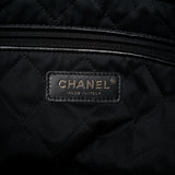 Shiny Calfskin Quilted Small Chanel 22 Black