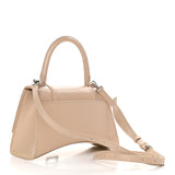 Small Hourglass Top Handle Light Beige Bag