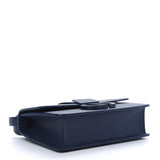 Ultra Matte Grained Calfskin 30 Montaigne Flap Bag Navy