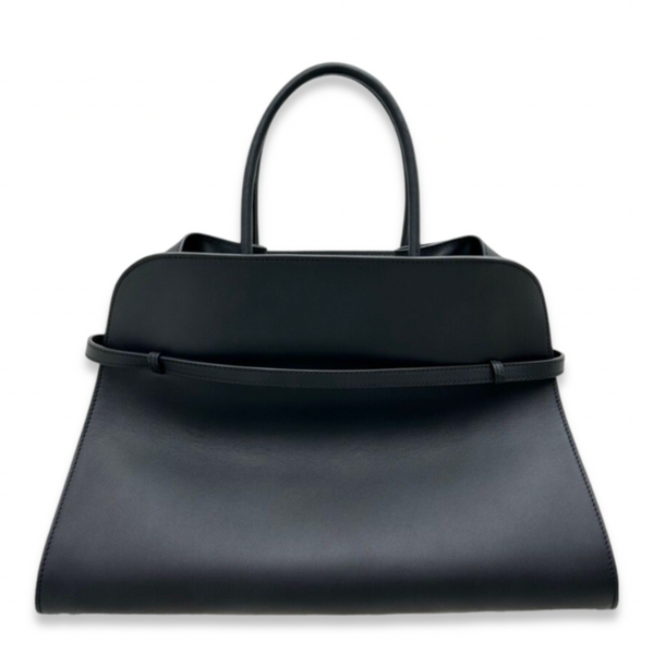 Soft Margaux Belt 15 Leather Black Bag