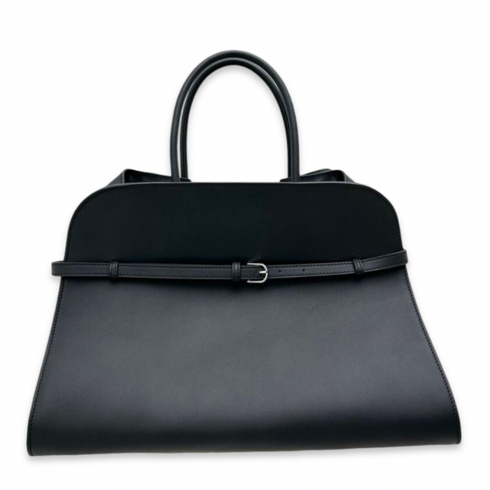 Soft Margaux Belt 15 Leather Black Bag – Luxefectly
