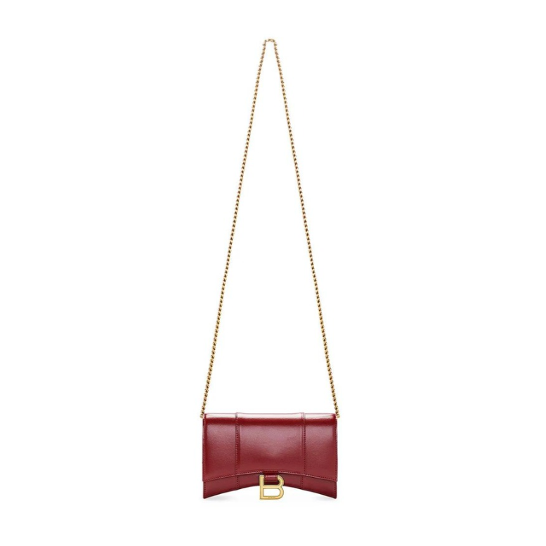 Hourglass Wallet On Chain Red