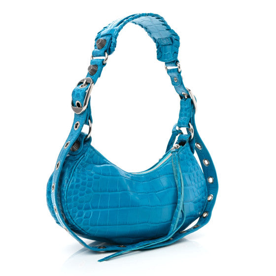 Le Cagole XS Shoulder Blue Bag