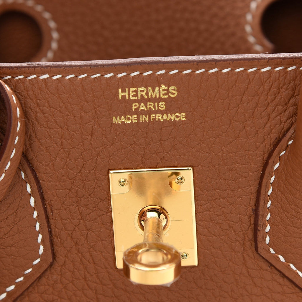 Togo Birkin 25 Gold - Image 5