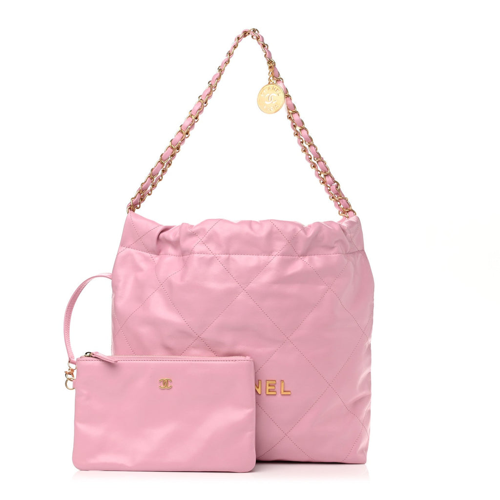 Chanel 22 Small Handbag Pink - Kaialux