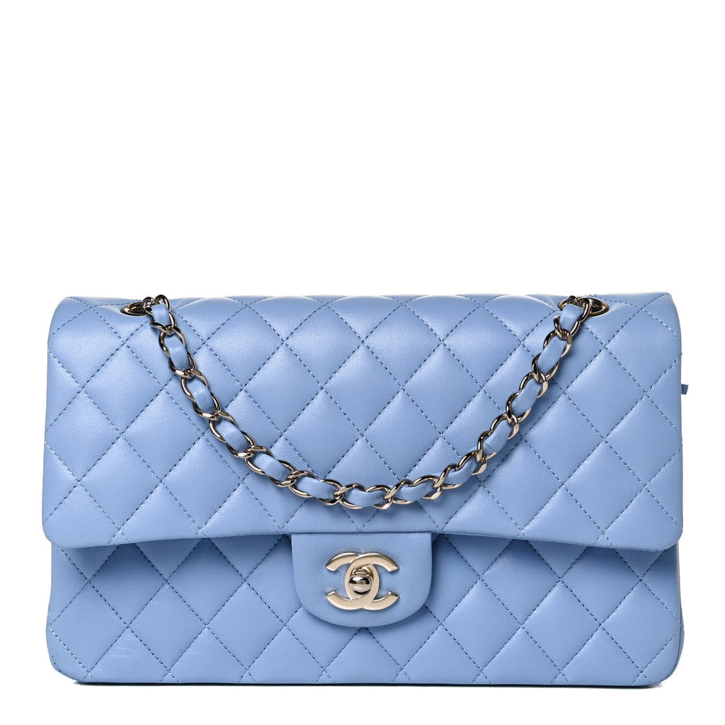 navy blue quilted chanel bag