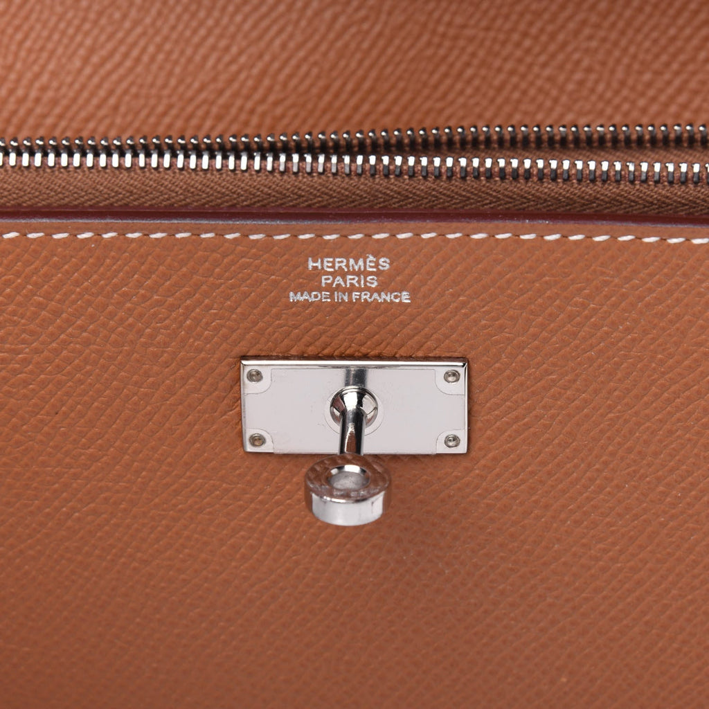 Hermès Epsom Kelly Longue Wallet Gold - Image 5