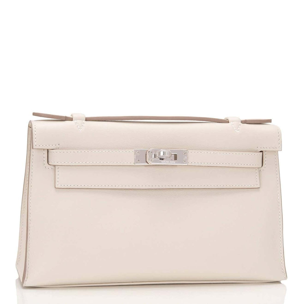 Hermes Craie Swift Mini Kelly Pochette - Image 2