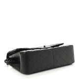 Lambskin Quilted Jumbo Double Flap So Black