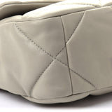 Lambskin Quilted Medium Chanel 19 Flap Grey