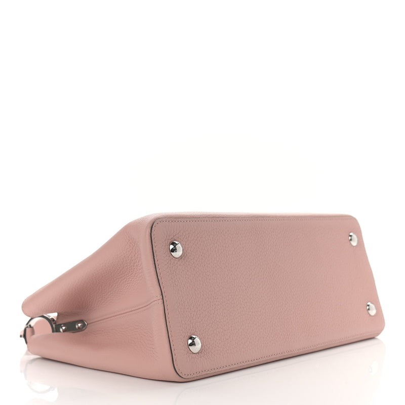 Epi Twist Shoulder Bag MM Rose Ballerine