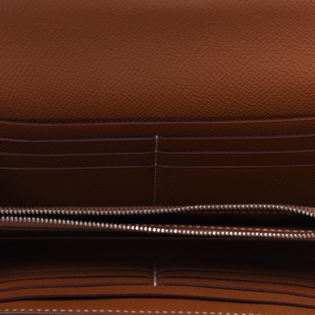 Hermès Epsom Kelly Longue Wallet Gold - Image 3