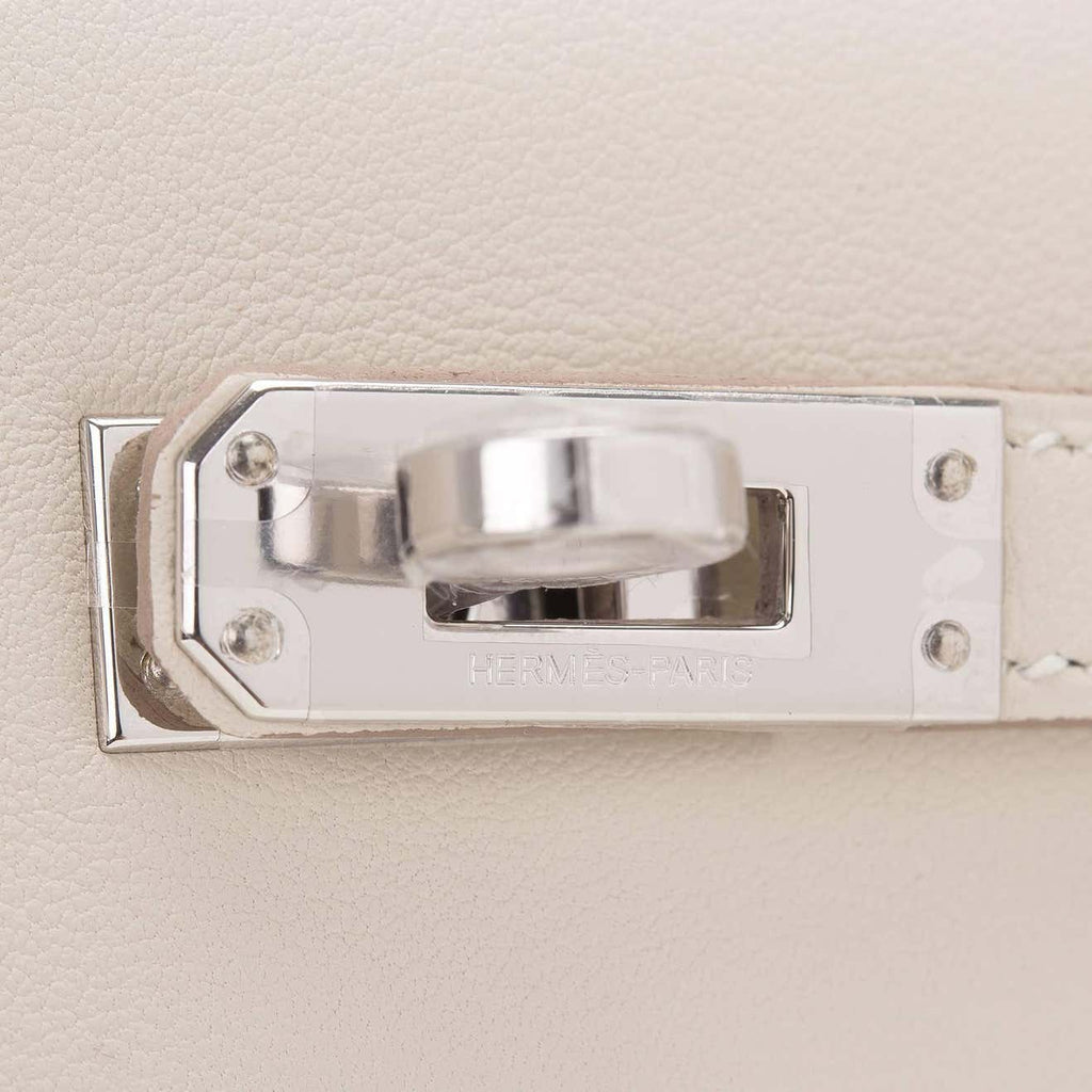 Hermes Craie Swift Mini Kelly Pochette - Image 6