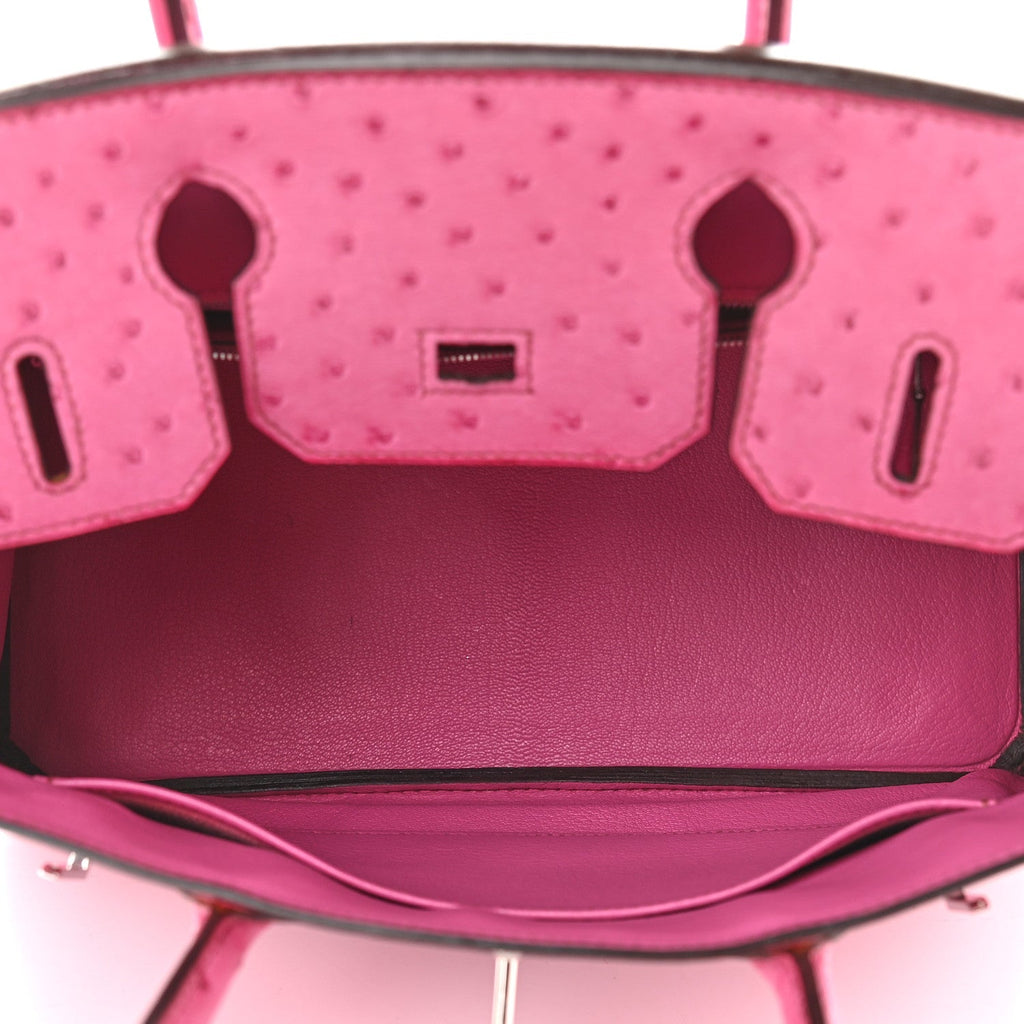 Hermès Ostrich Birkin 30 Fuchsia Pink - Image 3