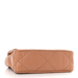 Lambskin Quilted Medium Chanel 19 Flap Brown