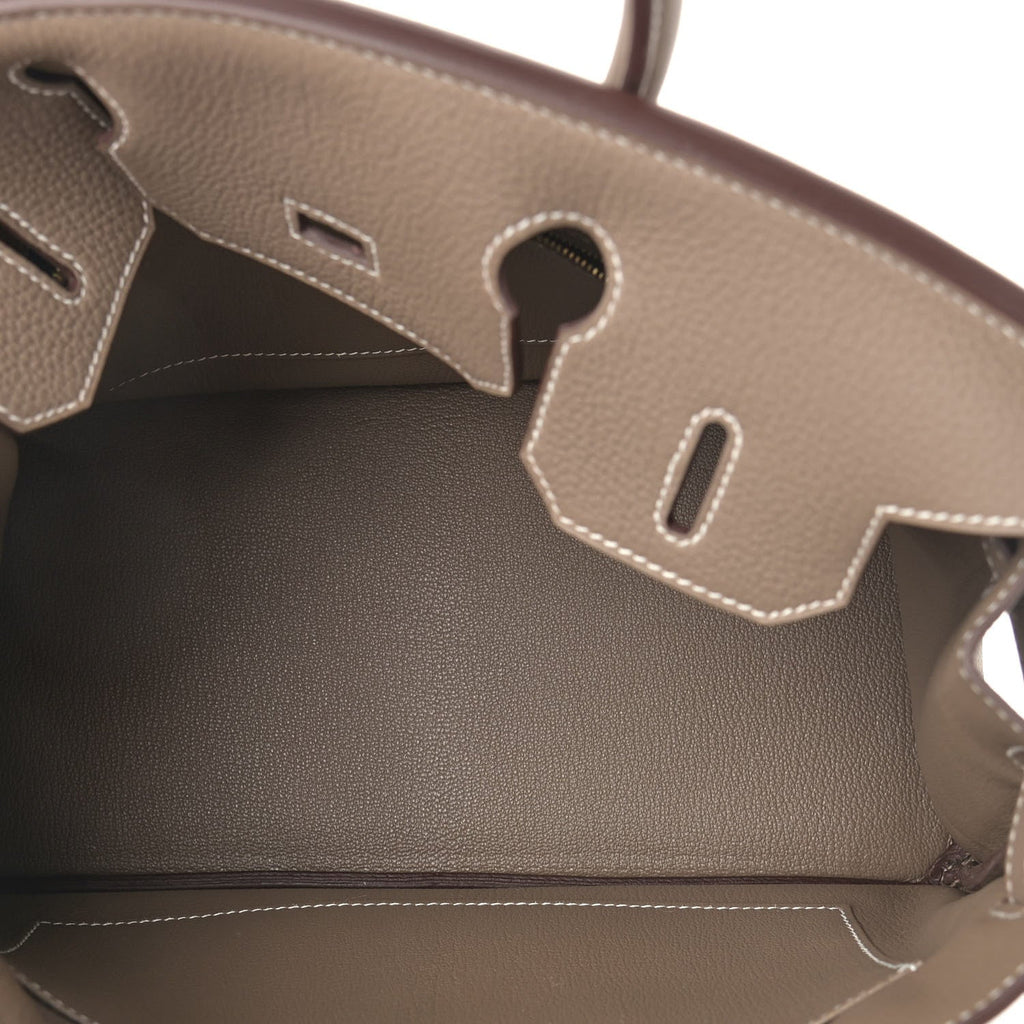 Hermès Togo Birkin 30 Etoupe - Image 3