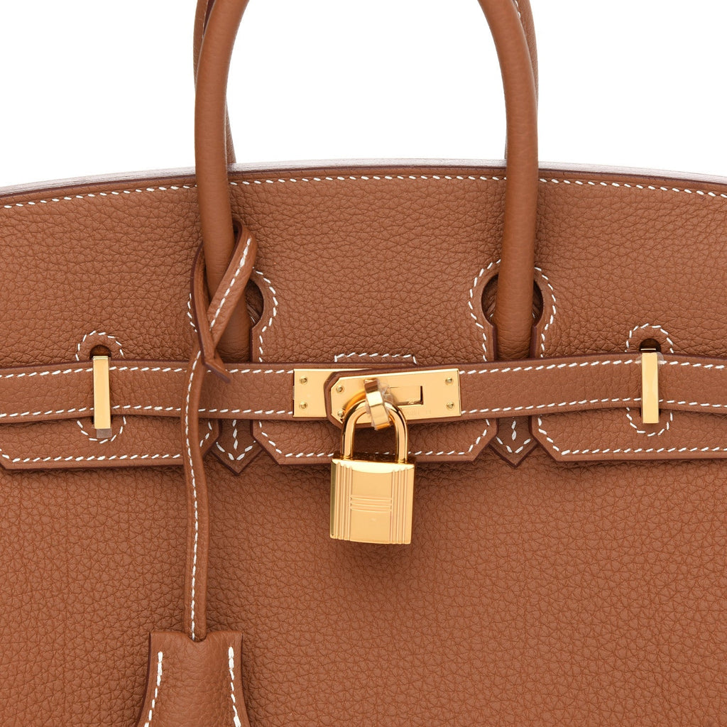 Togo Birkin 25 Gold - Image 3