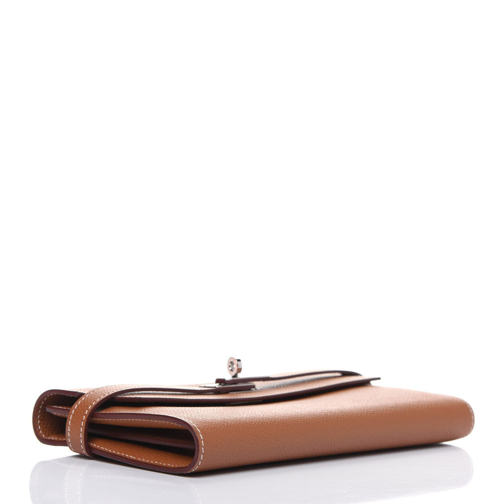 Hermès Epsom Kelly Longue Wallet Gold - Image 8