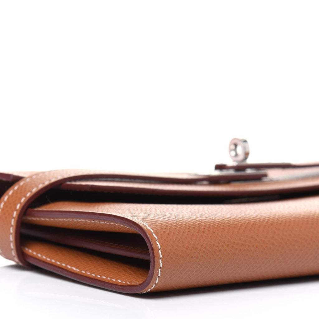 Hermès Epsom Kelly Longue Wallet Gold - Image 7