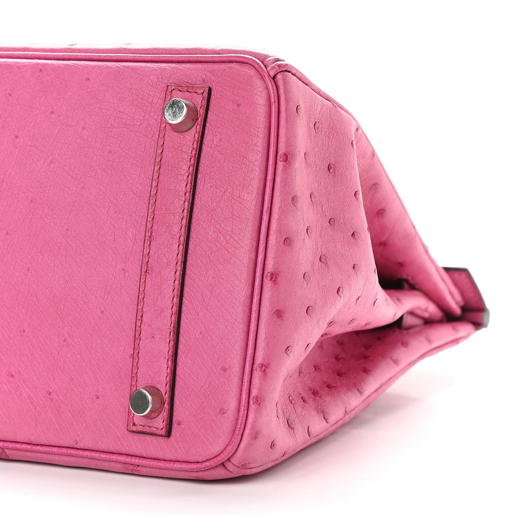 Hermès Ostrich Birkin 30 Fuchsia Pink - Image 7