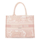 Small Oblique Toile De Jouy Book Tote Rose