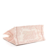 Small Oblique Toile De Jouy Book Tote Rose